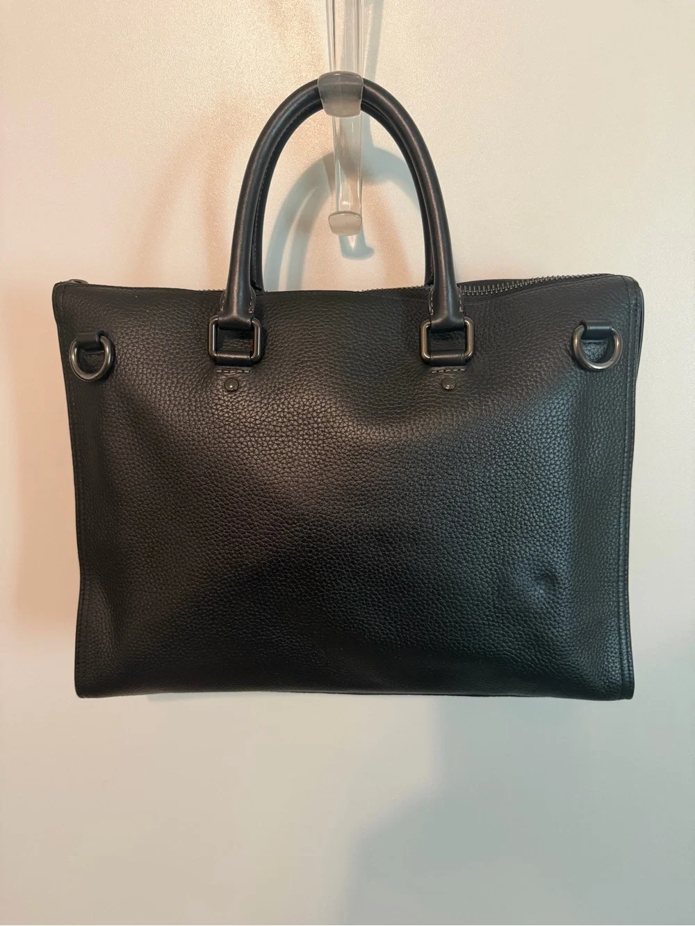 Coach pebbled leather